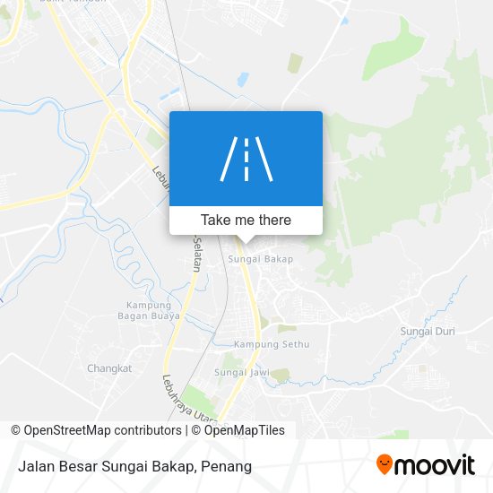 Jalan Besar Sungai Bakap map
