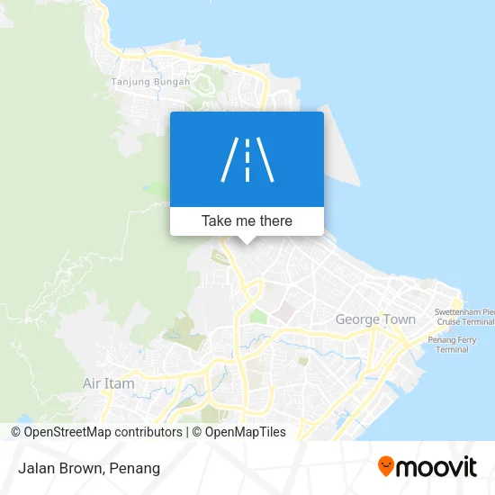 Jalan Brown map