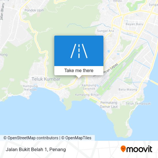 Peta Jalan Bukit Belah 1