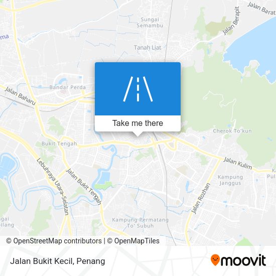 Peta Jalan Bukit Kecil