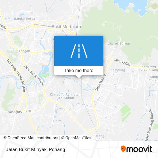 Peta Jalan Bukit Minyak