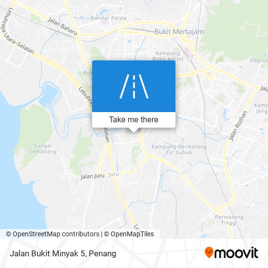 Peta Jalan Bukit Minyak 5