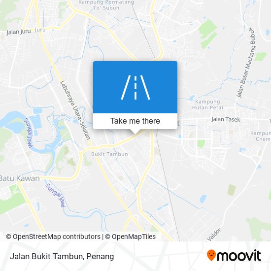 Peta Jalan Bukit Tambun