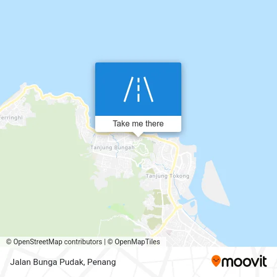 Jalan Bunga Pudak map