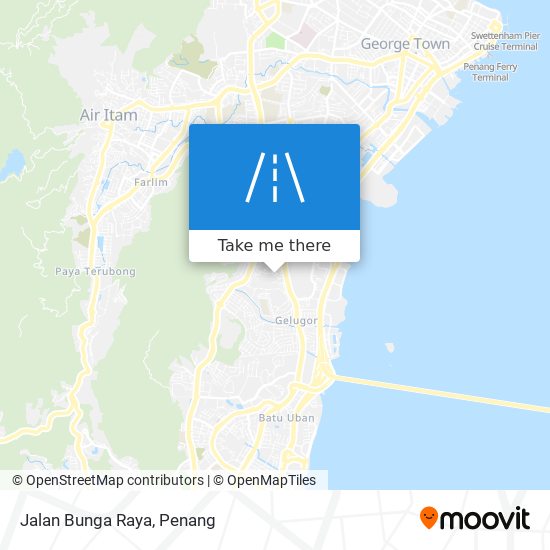 Jalan Bunga Raya map