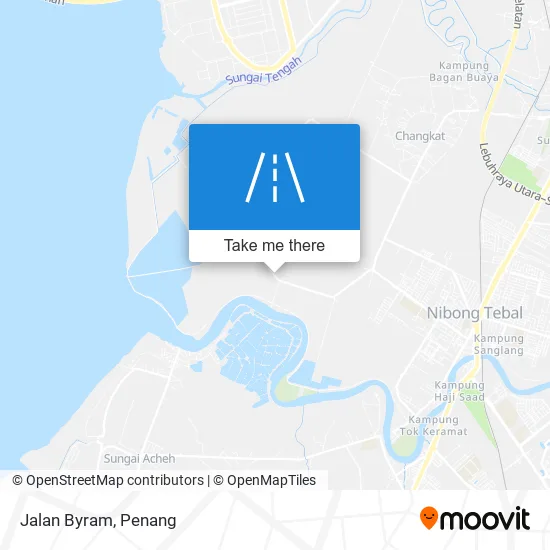 Jalan Byram map