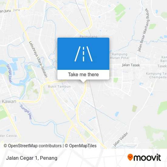Jalan Cegar 1 map