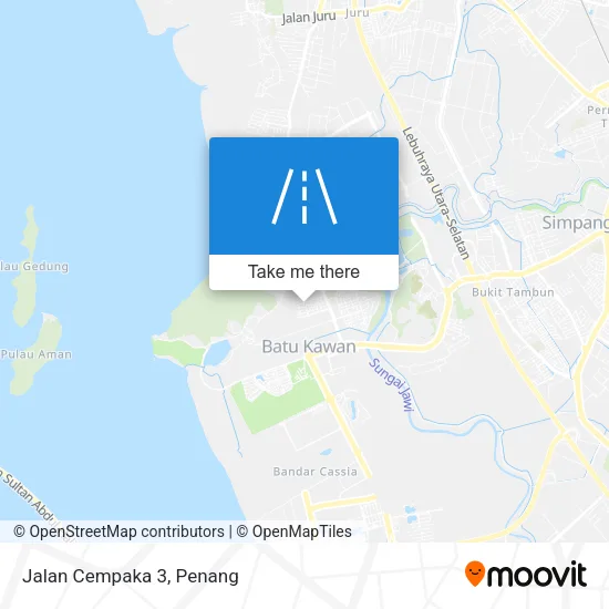 Jalan Cempaka 3 map