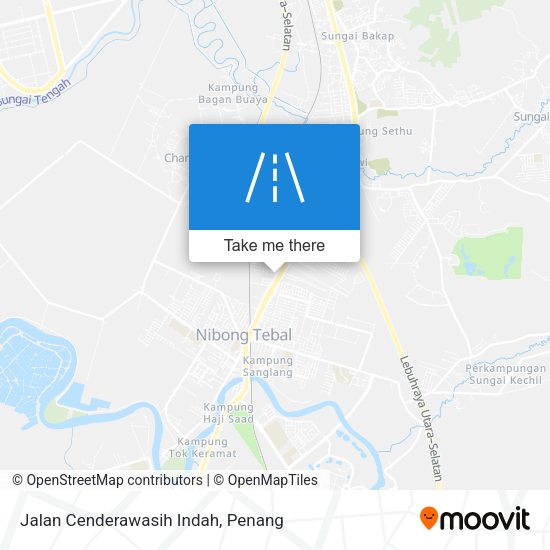 Jalan Cenderawasih Indah map