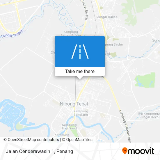 Jalan Cenderawasih 1 map