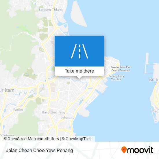 Peta Jalan Cheah Choo Yew