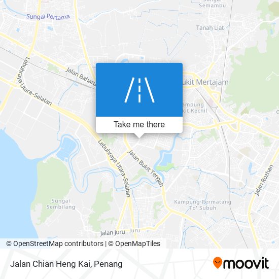 Peta Jalan Chian Heng Kai