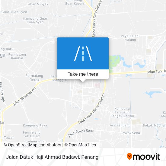 Jalan Datuk Haji Ahmad Badawi map