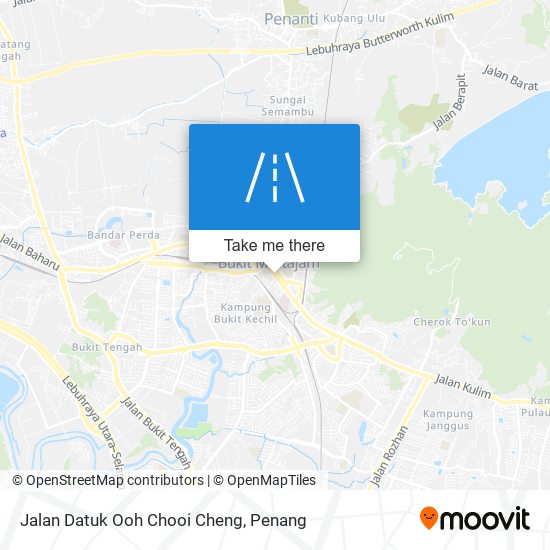 Peta Jalan Datuk Ooh Chooi Cheng