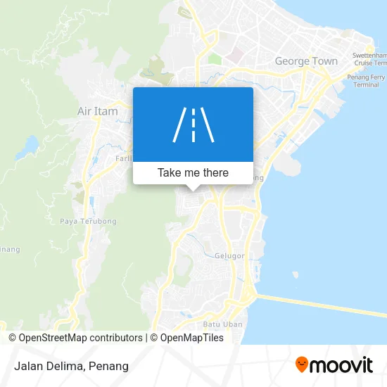 Jalan Delima map