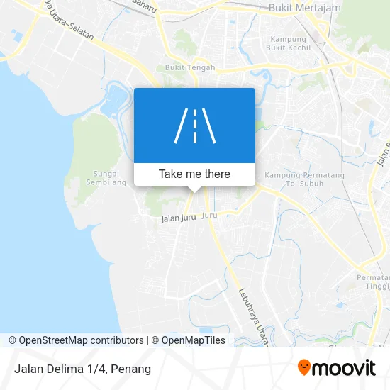 Jalan Delima 1/4 map