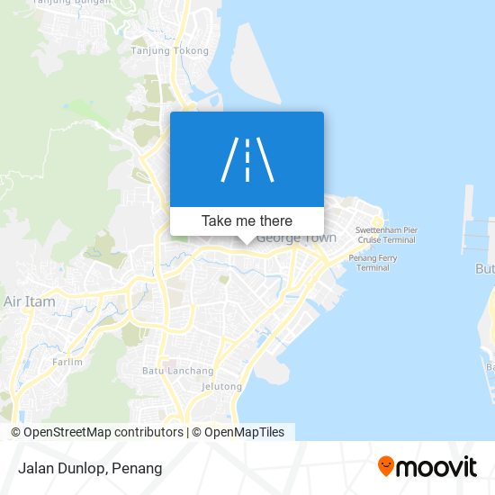 Jalan Dunlop map