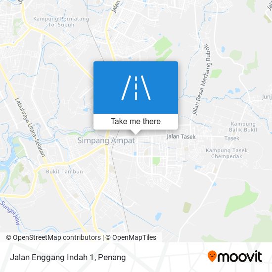 Peta Jalan Enggang Indah 1