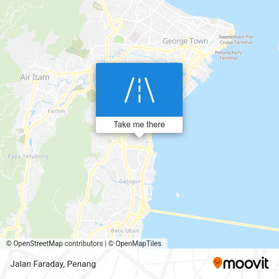 Jalan Faraday map