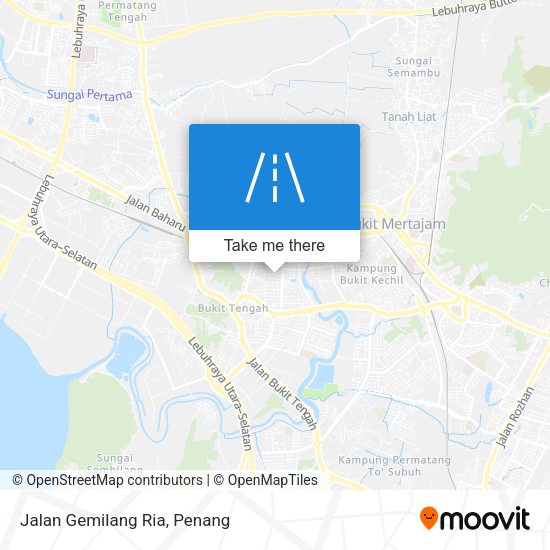 Peta Jalan Gemilang Ria