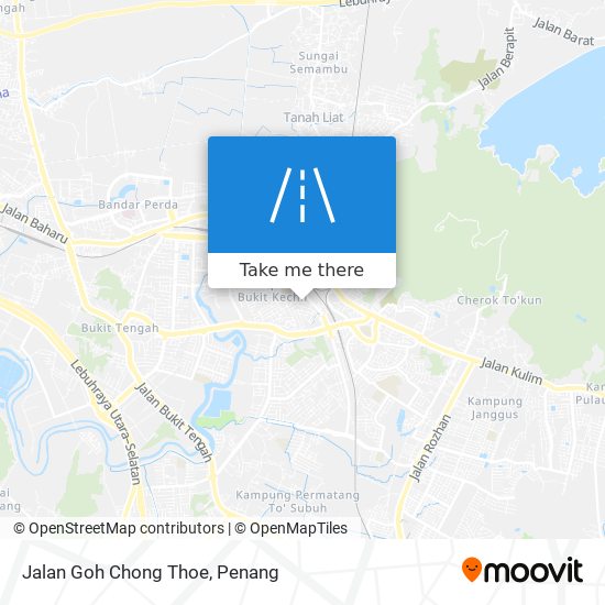 Peta Jalan Goh Chong Thoe