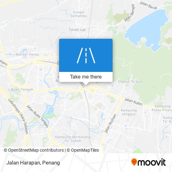 Jalan Harapan map