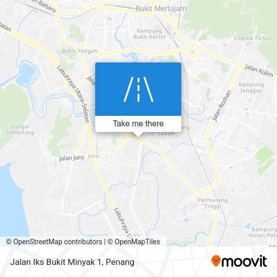 Jalan Iks Bukit Minyak 1 map