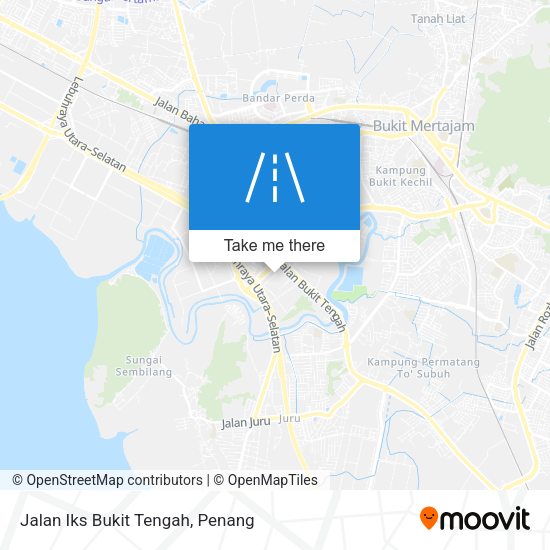 Peta Jalan Iks Bukit Tengah
