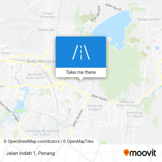 Jalan Indah 1 map