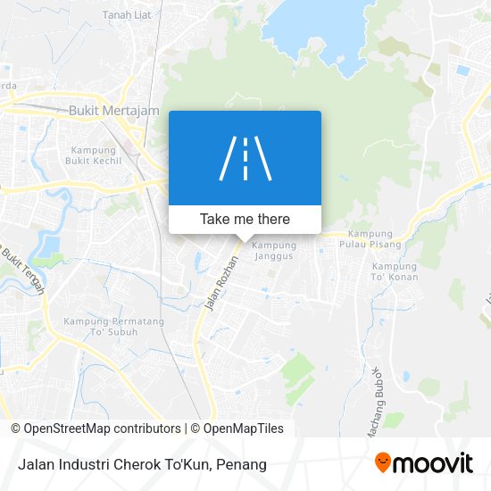 Peta Jalan Industri Cherok To'Kun