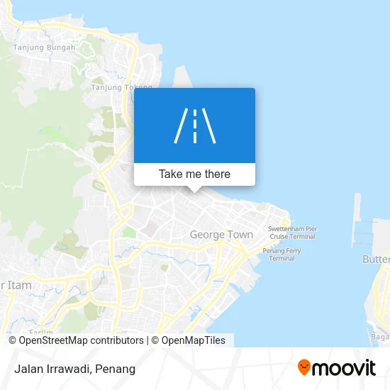 Jalan Irrawadi map