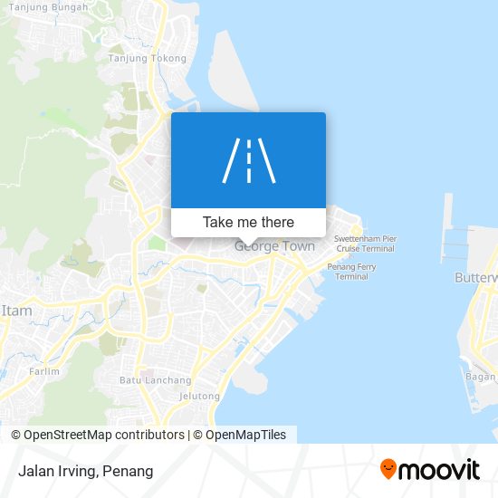 Jalan Irving map