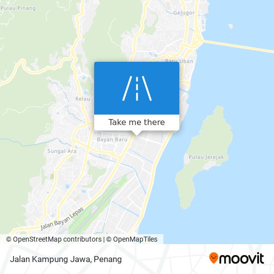 Peta Jalan Kampung Jawa