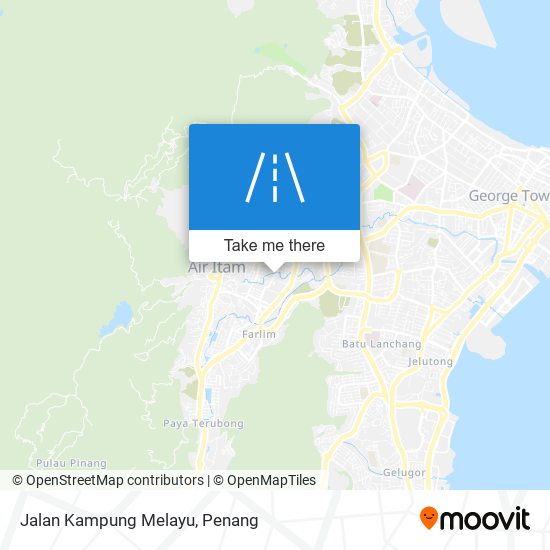 Peta Jalan Kampung Melayu