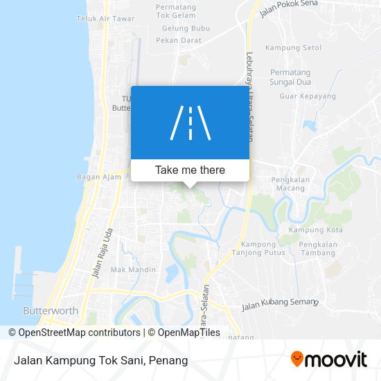 Peta Jalan Kampung Tok Sani