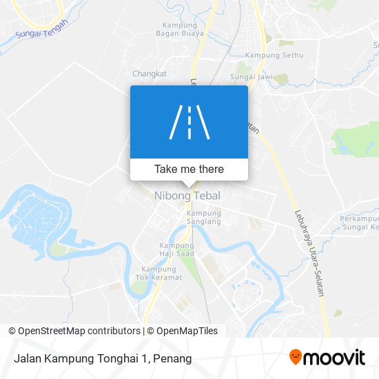Peta Jalan Kampung Tonghai 1