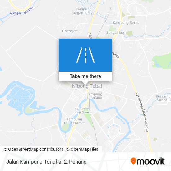 Peta Jalan Kampung Tonghai 2