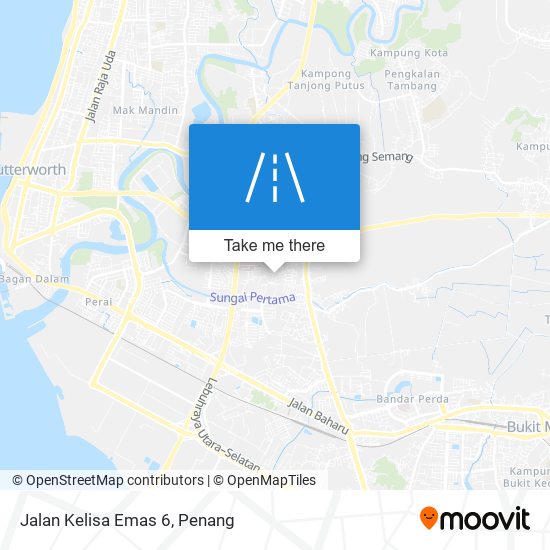 Jalan Kelisa Emas 6 map