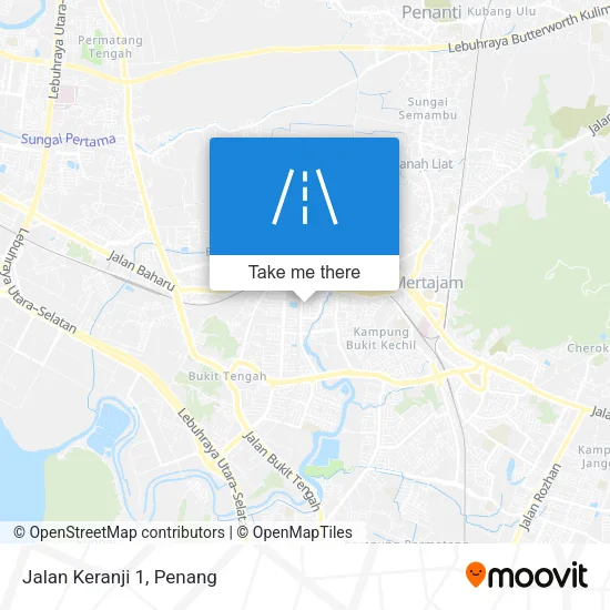 Jalan Keranji 1 map