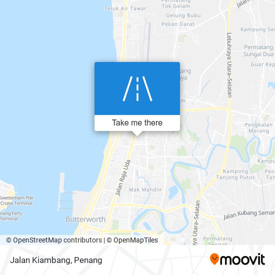 Jalan Kiambang map