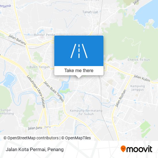 Peta Jalan Kota Permai