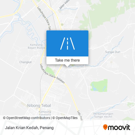 Peta Jalan Krian Kedah