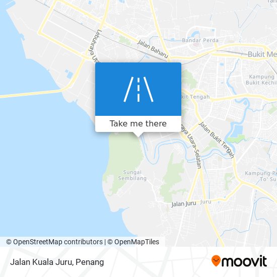 Peta Jalan Kuala Juru