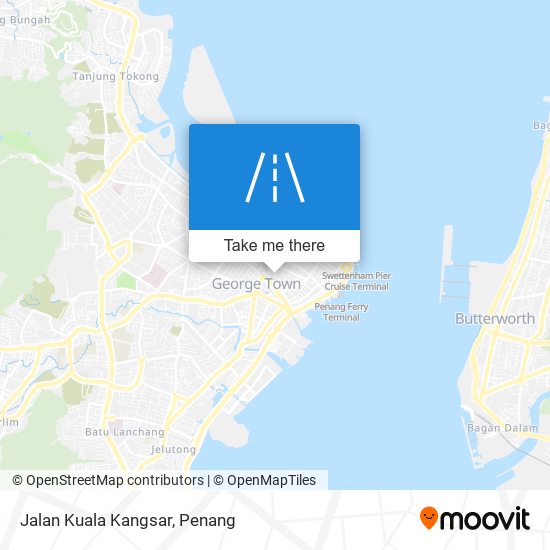 Peta Jalan Kuala Kangsar