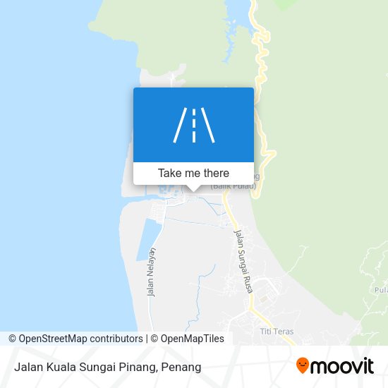 Peta Jalan Kuala Sungai Pinang