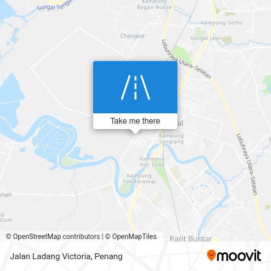 Peta Jalan Ladang Victoria