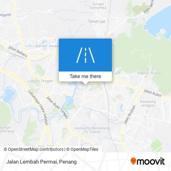 Peta Jalan Lembah Permai