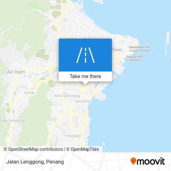 Jalan Lenggong map