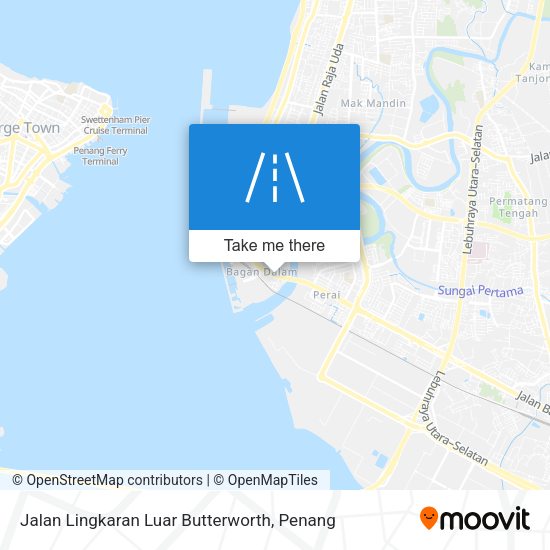 Jalan Lingkaran Luar Butterworth map