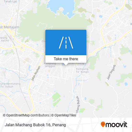 Peta Jalan Machang Bubok 16